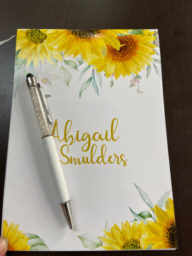 Personalised Notebook and Pen Set