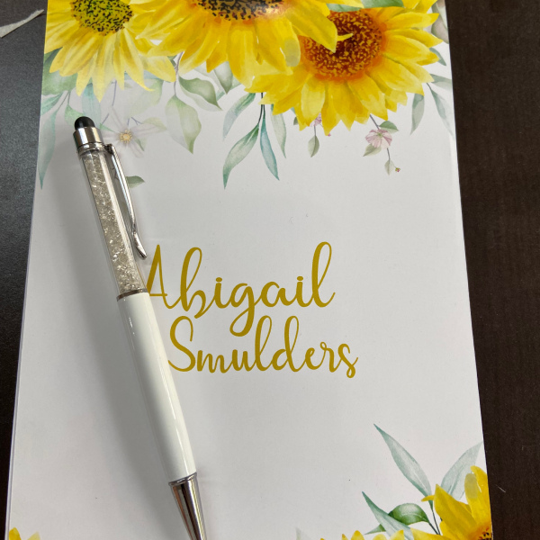 Personalised Notebook and Pen Set