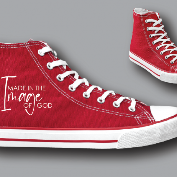 Red High Top Sneaker