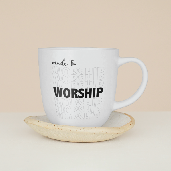 Made to Worship Cone Mug