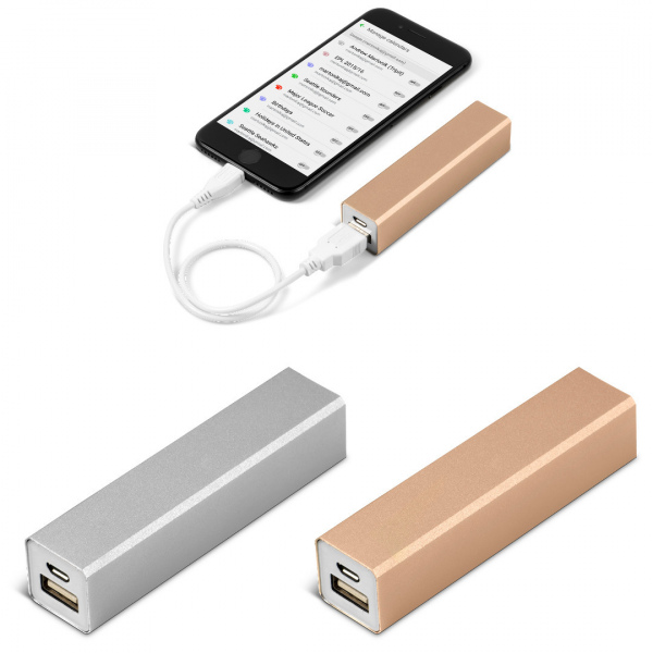 Odeon Executive Silver 2200mAh Power Bank
