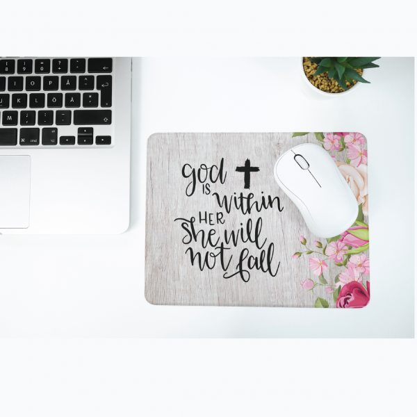 God within Her Mousepad