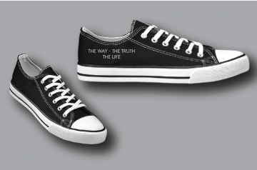 Black Canvas Sneakers