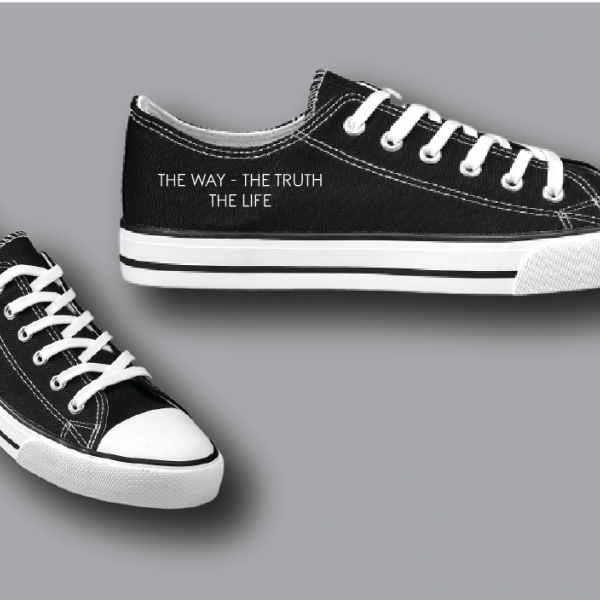 Black Canvas Sneakers