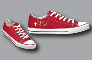 Red Canvas Sneakers