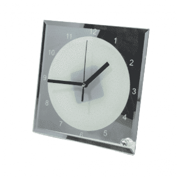 Square Glass Clock