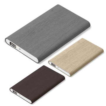 Oakridge Slim 4000mAh Power Bank - Brown