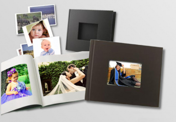 A4 Landscape PhotoBook Black
